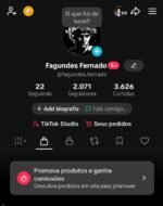 CONTA COM TIKTOK SHOP ATIVO + 2K DE SEGUIDORES PRONTO PARA VENDER NO SHOP!!! (Oferta imperdível)