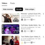 CANAL DE MÚSICA COM 70 MIL INSCRITOS E MUITO ENGAJADO