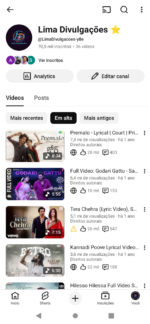 CANAL DE MÚSICA COM 70 MIL INSCRITOS E MUITO ENGAJADO