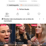 Canta Tiktok 23k criada no Reino Unido com conteúdo em português Brasil