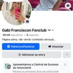 Página Gabi Franciscon Fanblubs - MONETIZADA - 45k seguidores