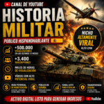 Canal YouTube Historia Militar (ES) | 500K+ Views | Público Español | Alto CPM
