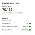 CANAL YOUTUBE MONETIZADO 70.1 K SUBS | +18.4 MILHÕES DE VIEWS |NICHO NATUREZA, RECEITA ALTISSIMA 🦁🔥 - Imagem 2
