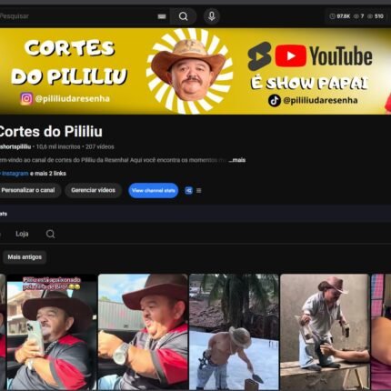 CANAL DE COMÉDIA 10K DE INSCRITOS - FÁCIL DE MANTER (SÓ CORTES)