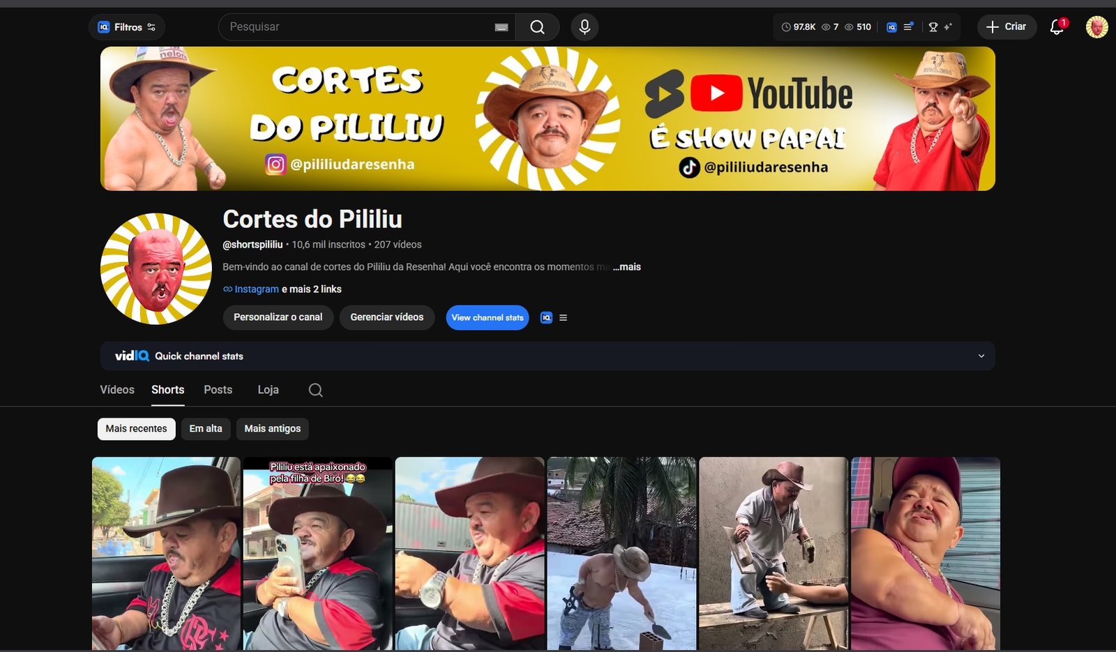 1 CANAL DE COMÉDIA 10K DE INSCRITOS - FÁCIL DE MANTER (SÓ CORTES) - Imagem 1
