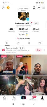 Conta engajada de Anderson Neiff já monetizada - Imagem 2