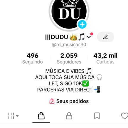Conta com tik tok shop ativo + de 2k