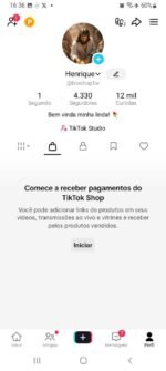 CONTA DO TIKTOK COM SHOP ATIVO +4,3K SEGUIDORES (NICHO FEMININO)