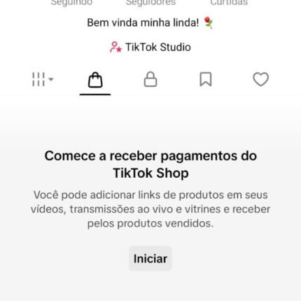 CONTA DO TIKTOK COM SHOP ATIVO +4,3K SEGUIDORES (NICHO FEMININO)