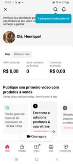 CONTA DO TIKTOK COM SHOP ATIVO +4,3K SEGUIDORES (NICHO FEMININO) - Imagem 2