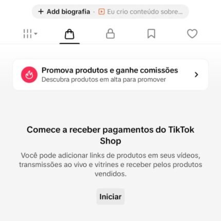 CONTA DO TIKTOK COM SHOP ATIVO +3K SEGUIDORES (NICHO MASCULINO)