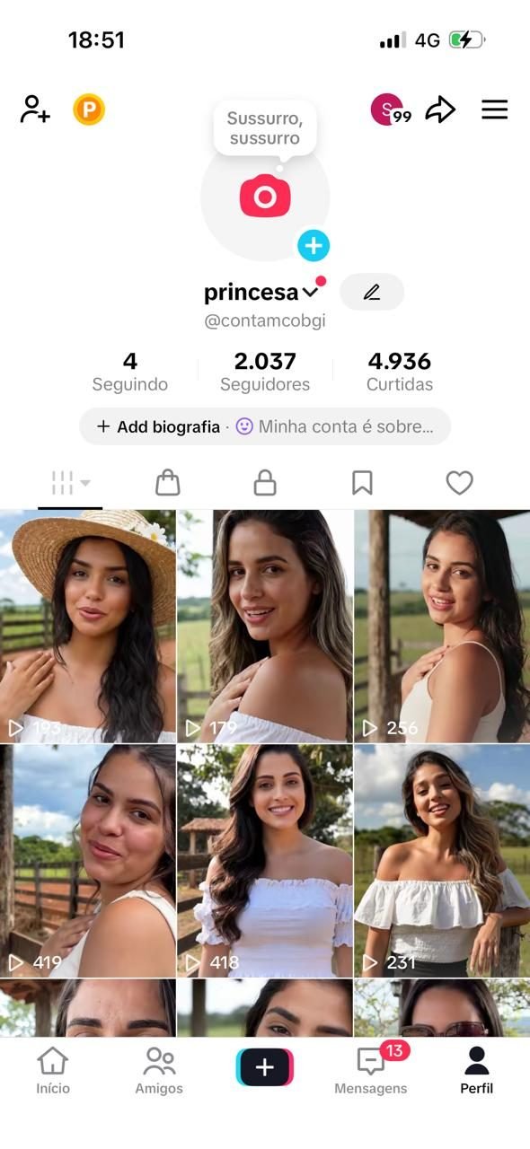 @contamcobgi_print_1 (2) CONTA DO TIKTOK COM SHOP ATIVO +2K SEGUIDORES (ENGAJAMENTO REAL) - Imagem 1