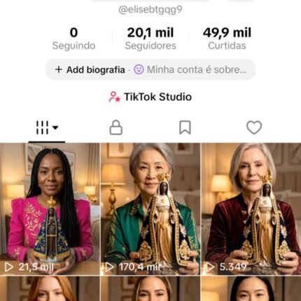 CONTA DO TIKTOK MONETIZADA +20,1K SEGUIDORES (ENGAJAMENTO REAL)
