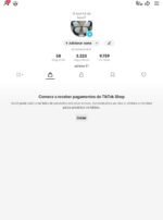 CONTA DO TIKTOK COM SHOP ATIVO +3,2K SEGUIDORES (NICHO FEMININO)