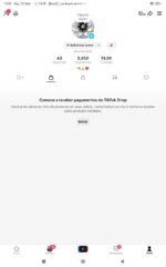 CONTA DO TIKTOK COM SHOP ATIVO QUASE 3K SEGUIDORES 13,2K CURTIDA(NICHO FEMININO)