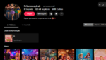 Conta tik tok com 52.000 seguidores
