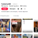 Perfil tiktok não monetizado 12 mil Seguidores