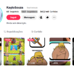 Conta Tiktok 1327 Seguidores com ótimo engajamento e crescimento focada em jogos como Studios e live liberados sem restrição.
