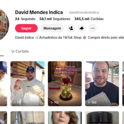 Conta Tiktok premium 58 mil Seguidores