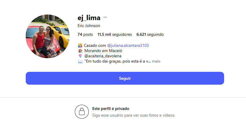 Captura de tela 2026-05-21 102404 Instgram pessoal ativo, com mais de 10 mil seguidores - Imagem 1