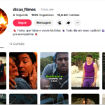 Conta TikTok 1k seguidores