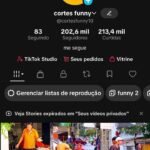 TIKTOK COM MAIS DE 200 MIL SEGUIDORES