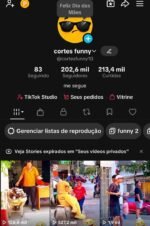 TIKTOK COM MAIS DE 200 MIL SEGUIDORES