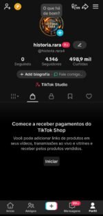 CONTA TIKTOK 4K DE SEGUIDORES MUITO ENGAJADA (TIKTOK SHOP ATIVO SEM DOC) VENDER LOGO - Imagem 2
