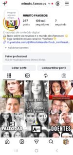 INSTAGRAM 110K | Nicho Famosos 🔥 +12 MILHÕES Views Em ABRIL 💥 +50% DE DESCONTO!