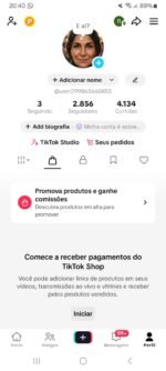 NOVA E ENGAJADA! CONTA 2.8K+ PERFEITA PARA TIK TOK SHOP (68% FEMININA) - Imagem 2