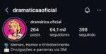 Conta Instagram 64K de entretenimento
