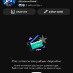 CANAL NO YOUTUBE COM 8 MIL INSCRITOS
