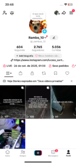 Conta tik tok shop