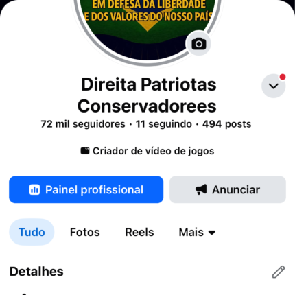 Facebook POLÍTICO de Milhões MONETIZADO todo, pagando em dólar, zero restrição : valor promocional de