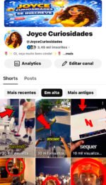 👉 Canal Curiosidades 3.45k inscritos🚀+520k de Views👀| Canal Viral Oportunidade Escalável🔥 - Imagem 7