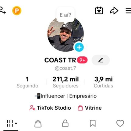 TIKTOK MONETIZADO 211 MIL SEGUIDORES