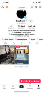 Vendo conta de 35k