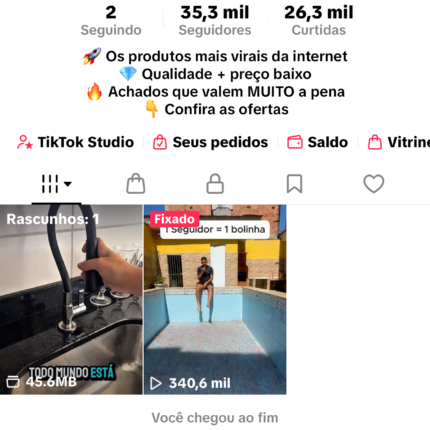 Vendo conta de 35k