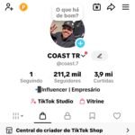 TIKTOK MONETIZADO 211 MIL SEGUIDORES TIKTOK SHOP ATIVO