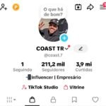 TIKTOK MONETIZADO 211 MIL SEGUIDORES TIKTOK SHOP ATIVO
