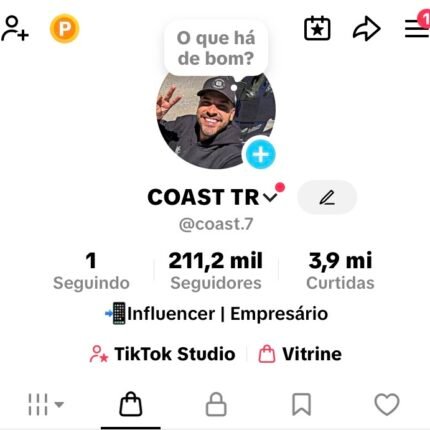 TIKTOK MONETIZADO 211 MIL SEGUIDORES TIKTOK SHOP ATIVO
