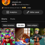 Canal parado com 6 mil inscritos