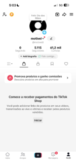 TIKTOK 5K SHOP ATIVO PRONTO PRA COMEÇAR alto engajamento - Imagem 4