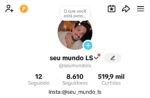 Conta do TikTok com 8.610k de seguidores