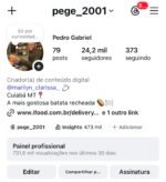 Conta Instagram 24,2K seguidores no orgânico