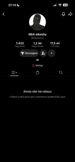 CONTA NO TIKTOK 1.2 MILHÕES DE SEGUIDORES