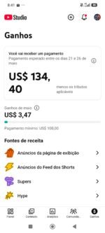 VENDO CONTA 121 MIL SEGUIDORES YOUTUBE MONETIZADA - Imagem 2