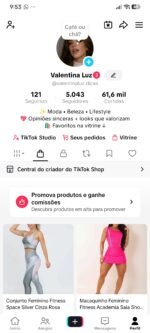 Conta TikTok Shop ativa à venda — nicho moda, beleza e lifestyle feminino. 5.043 seguidores reais - Imagem 2