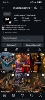 Inspira Mestre 79 mil seguidores- Motivação/ Engajamento altíssimo - Imagem 3