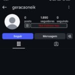 PERFIL DO INSTAGRAM 1.890 seguidores 100% brasileiros e orgânicos